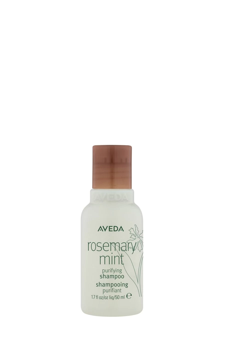 AVEDA Rosemary Mint Purifying Shampoo 50ml - Green, Travel Size, Sulfate-Free, Scalp Refresh