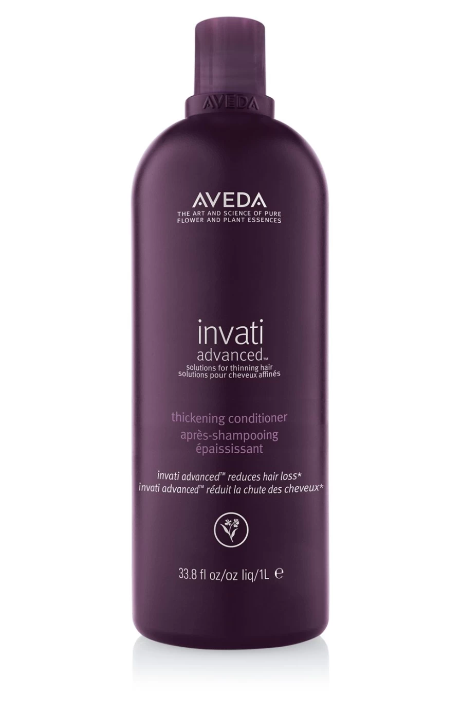 AVEDA Invati Advanced Thickening Conditioner 1000ml - Purple, Scalp Renewing for Thicker, Fuller Hair