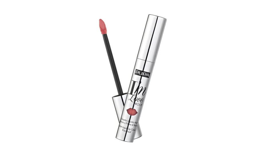 PUPA MILANO I'M Loveproof Matt Lip Fluid - 001 Light Rose, Long-Lasting Liquid Lipstick