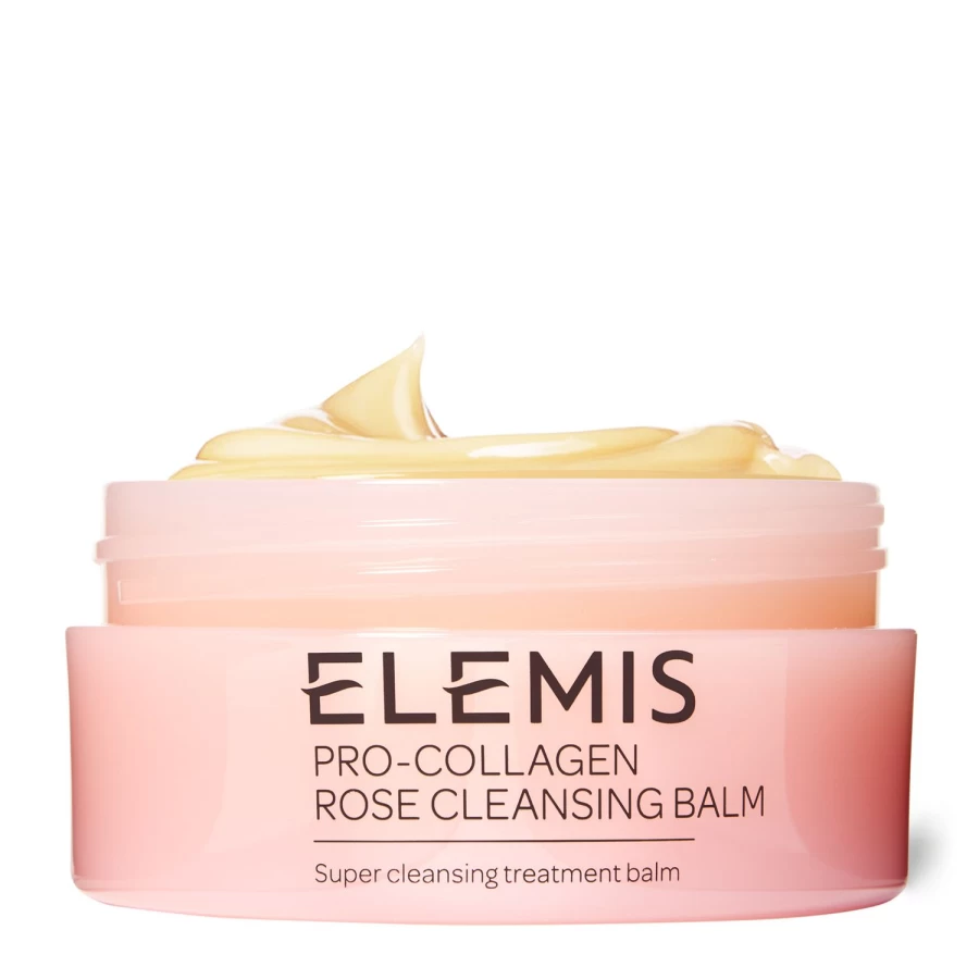 ELEMIS Pro-Collagen Rose Cleansing Balm - Luxe Light Blue Facial Cleanser for Radiant Skin