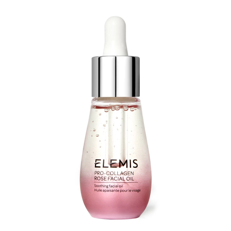 ELEMIS Pro-Collagen Rose Facial Oil - Luxe Anti-Aging Light Blue Face Oil for Hydration & Radiance