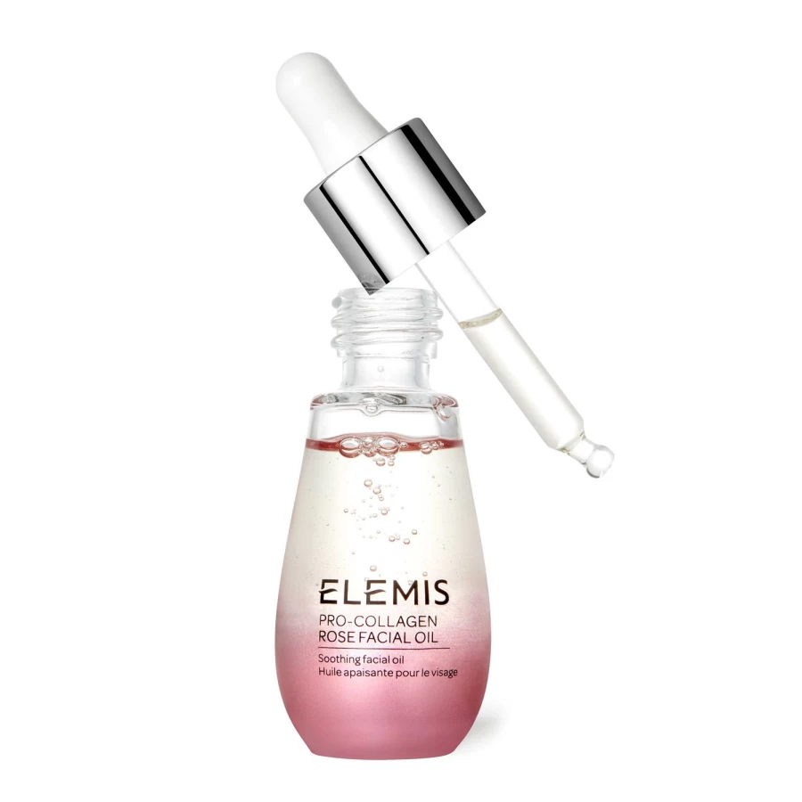 ELEMIS Pro-Collagen Rose Facial Oil - Luxe Anti-Aging Light Blue Face Oil for Hydration & Radiance