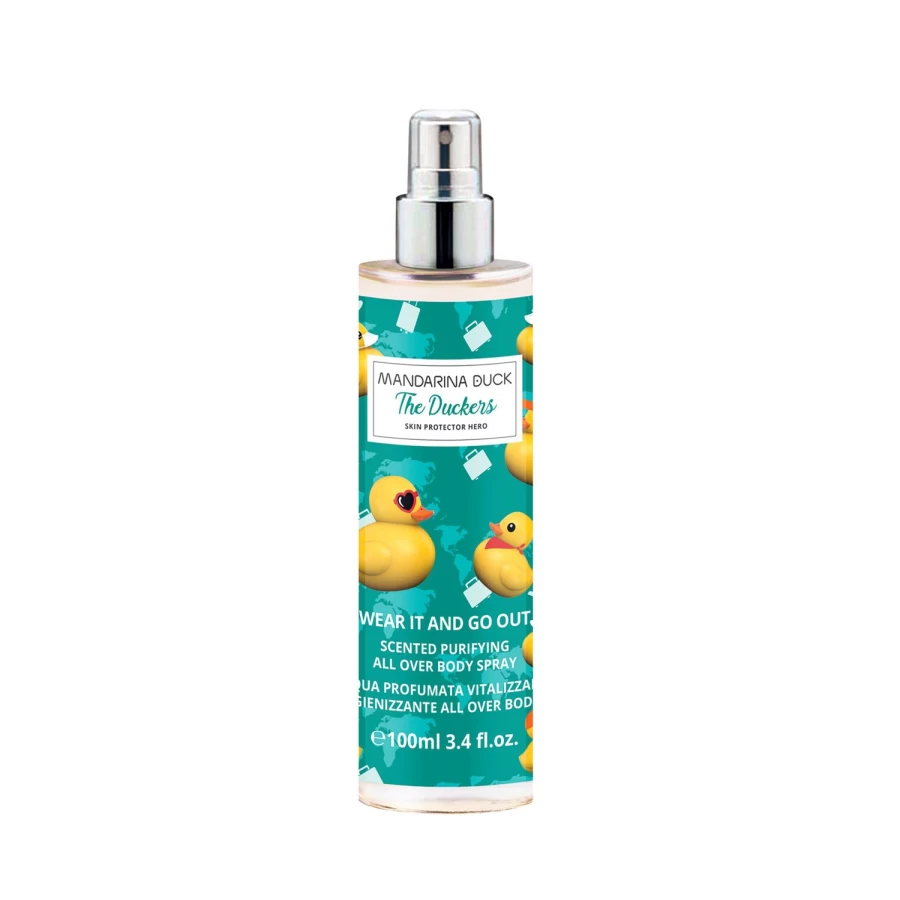 Mandarina Duck Multicolor Sanitizing Body Spray - 100ml Refreshing & Antibacterial