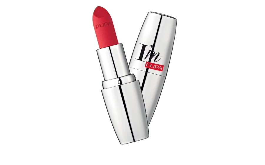 PUPA MILANO I'M Matt Lipstick - 070 Coral Red, Matte Finish Long-Lasting Lipstick