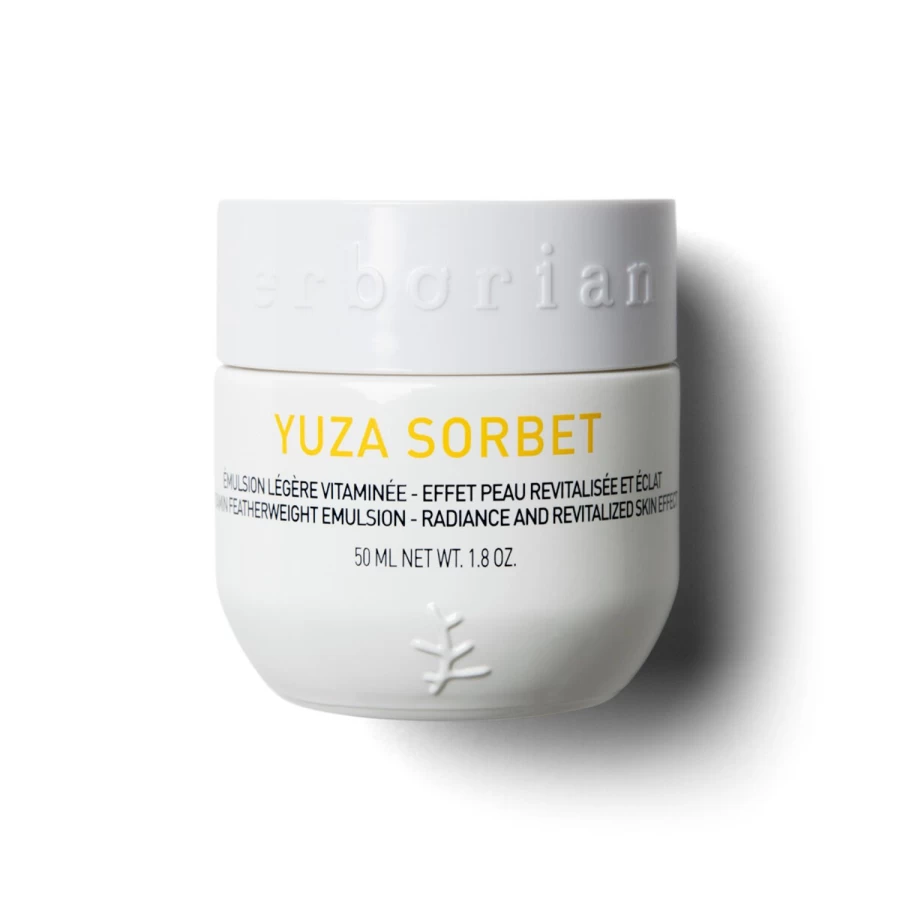 ERBORIAN Yuza Sorbet Yellow Protective Day Face Cream - Antioxidant Moisturizer for Brightening & Hydration