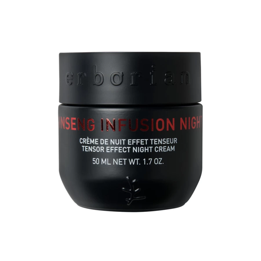 ERBORIAN Red Ginseng Anti-Aging Night Cream - Revitalizing & Firming Face Moisturizer