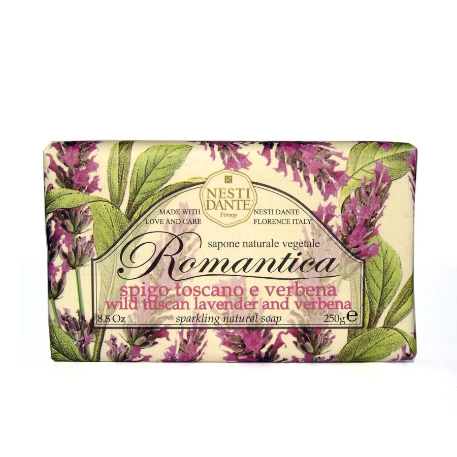 NESTI DANTE Romantica - Spigo & Verbena Scented Green Soap Bar