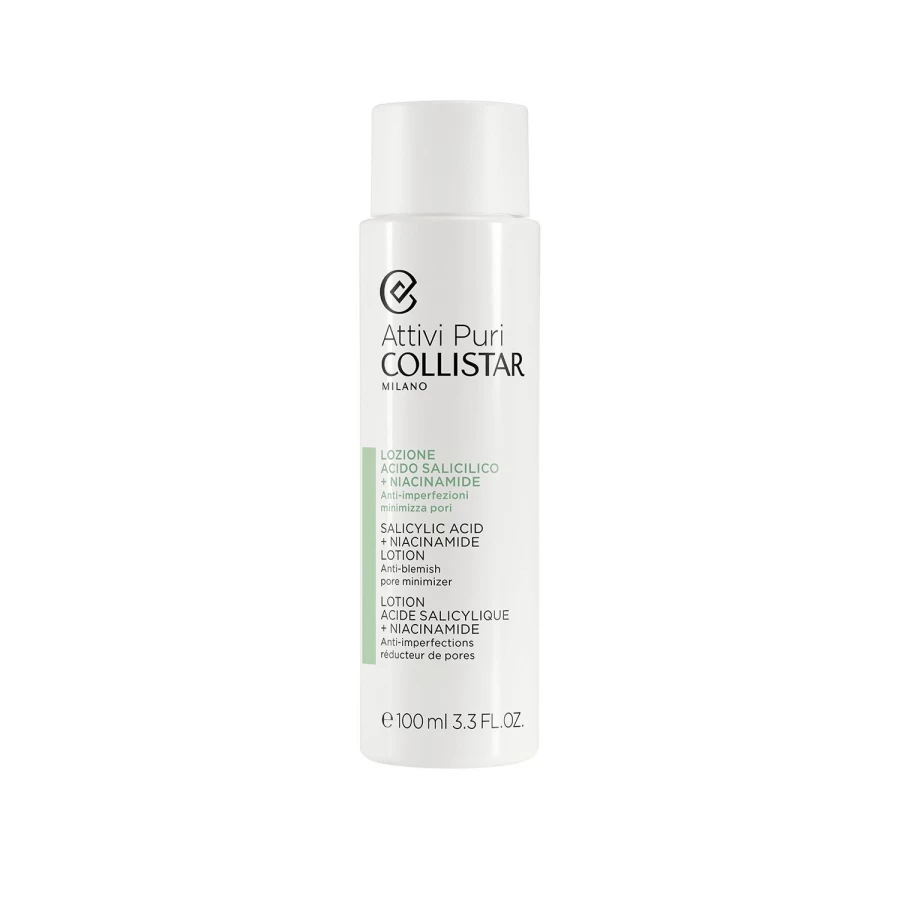 "COLLISTAR Salicylic Acid & Niacinamide Lotion 100ml - Exfoliating & Brightening Facial Treatment"
