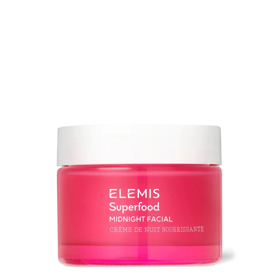 ELEMIS Superfood Midnight Facial Mask - Revitalizing Overnight Treatment with Pink Clay for Glowing Skin