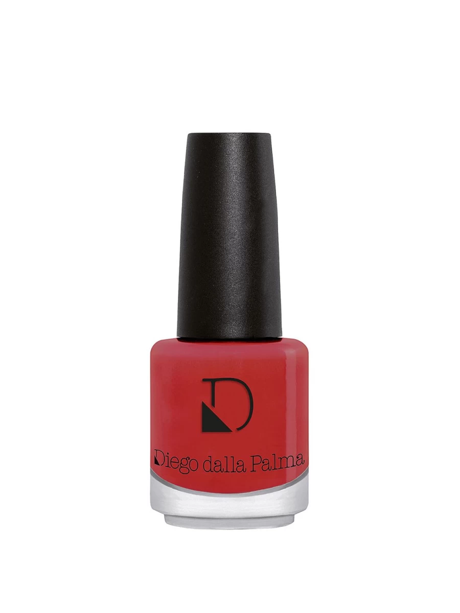 DIEGO DALLA PALMA Dark Red Nail Polish - 235 Cinnabar, High-Quality Long-Lasting Lacquer