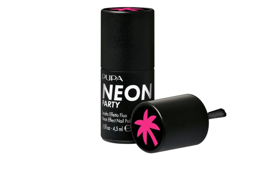 PUPA MILANO Enamel Fluo Effect Nail Polish - 700 Saint Tropez Violet, Dark Pink Long-Lasting Shine