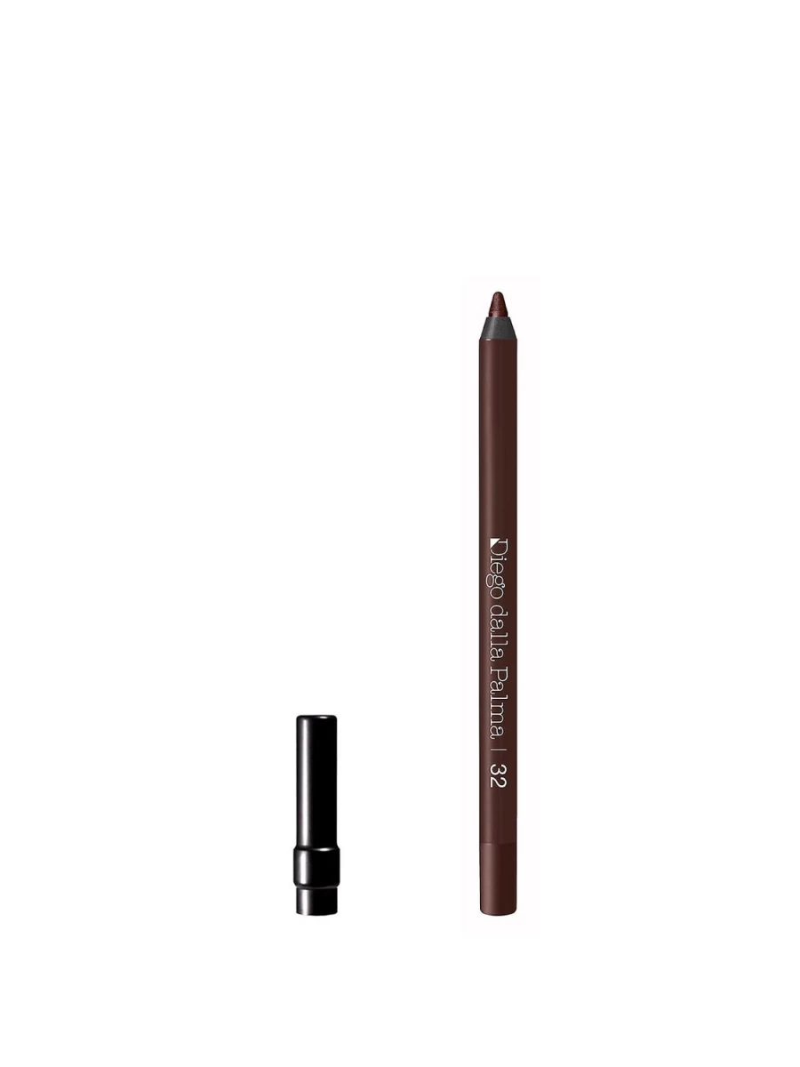 DIEGO DALLA PALMA Stay On Me Waterproof Eyeliner in Brown - Long Lasting Smudge-Resistant 32HR Wear