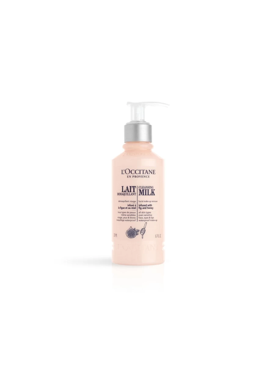 L'OCCITANE Infusion Cleansing Milk 200ml - Transparent Gentle Face Wash for Refreshing Skin Cleansing