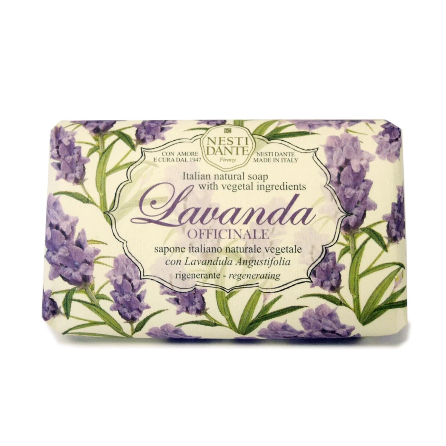 NESTI DANTE Lavender Officinale Purple Scented Soap | Natural Handmade Soap with Relaxing Aromatherapy