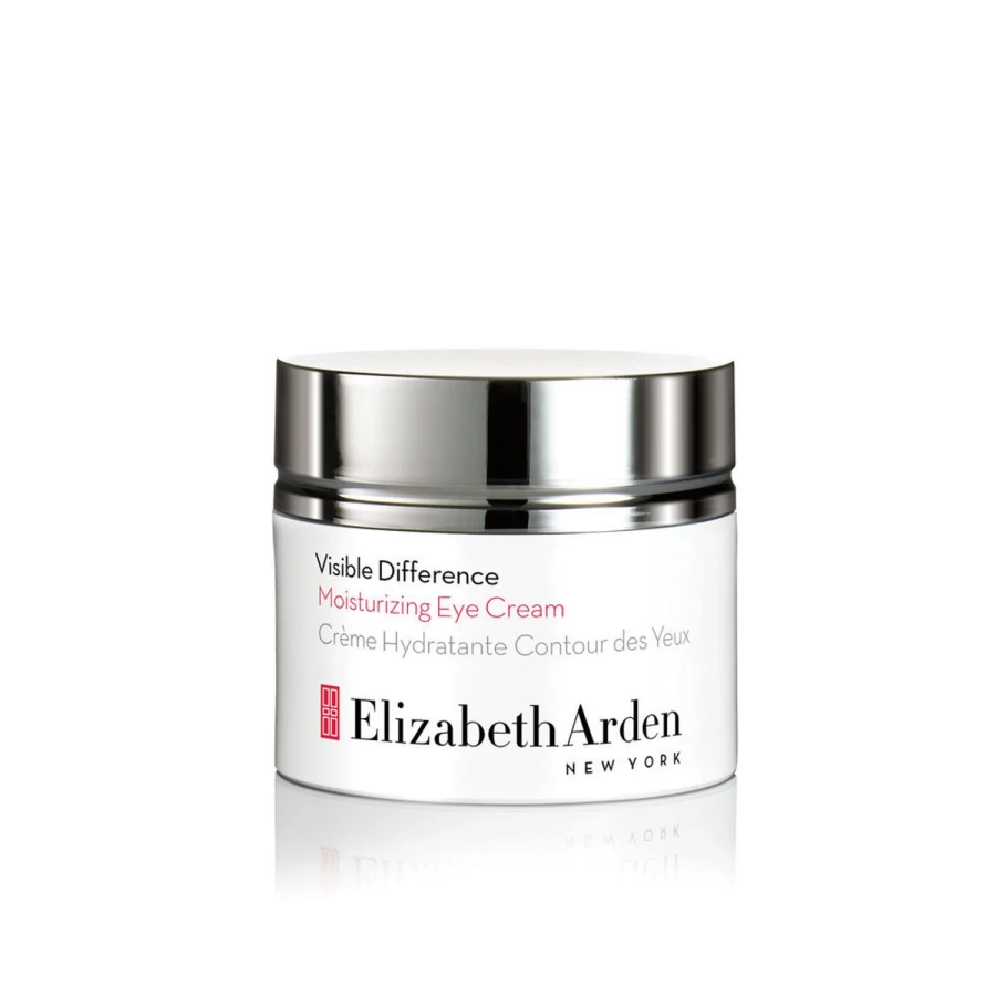 ELIZABETH ARDEN Visible Difference Moisturizing Eye Cream 15ml - Hydrating Anti-Aging Treatment for Dark Circles & Puffiness - White Cream