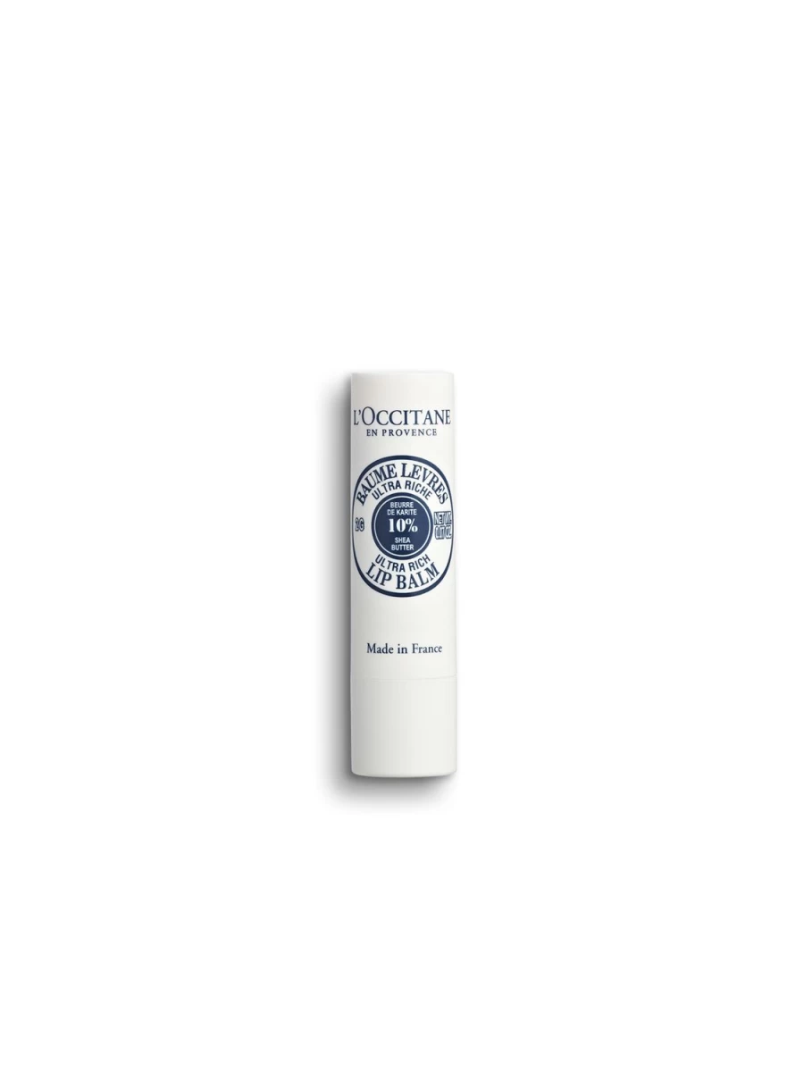 L'OCCITANE Shea Butter Ultra Moisturizing Lip Balm 4.5g - Transparent Hydrating Care