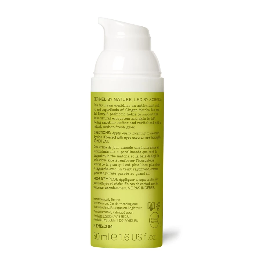 ELEMIS Green Superfood Day Cream - Nourishing & Antioxidant Moisturizer for Healthy Skin