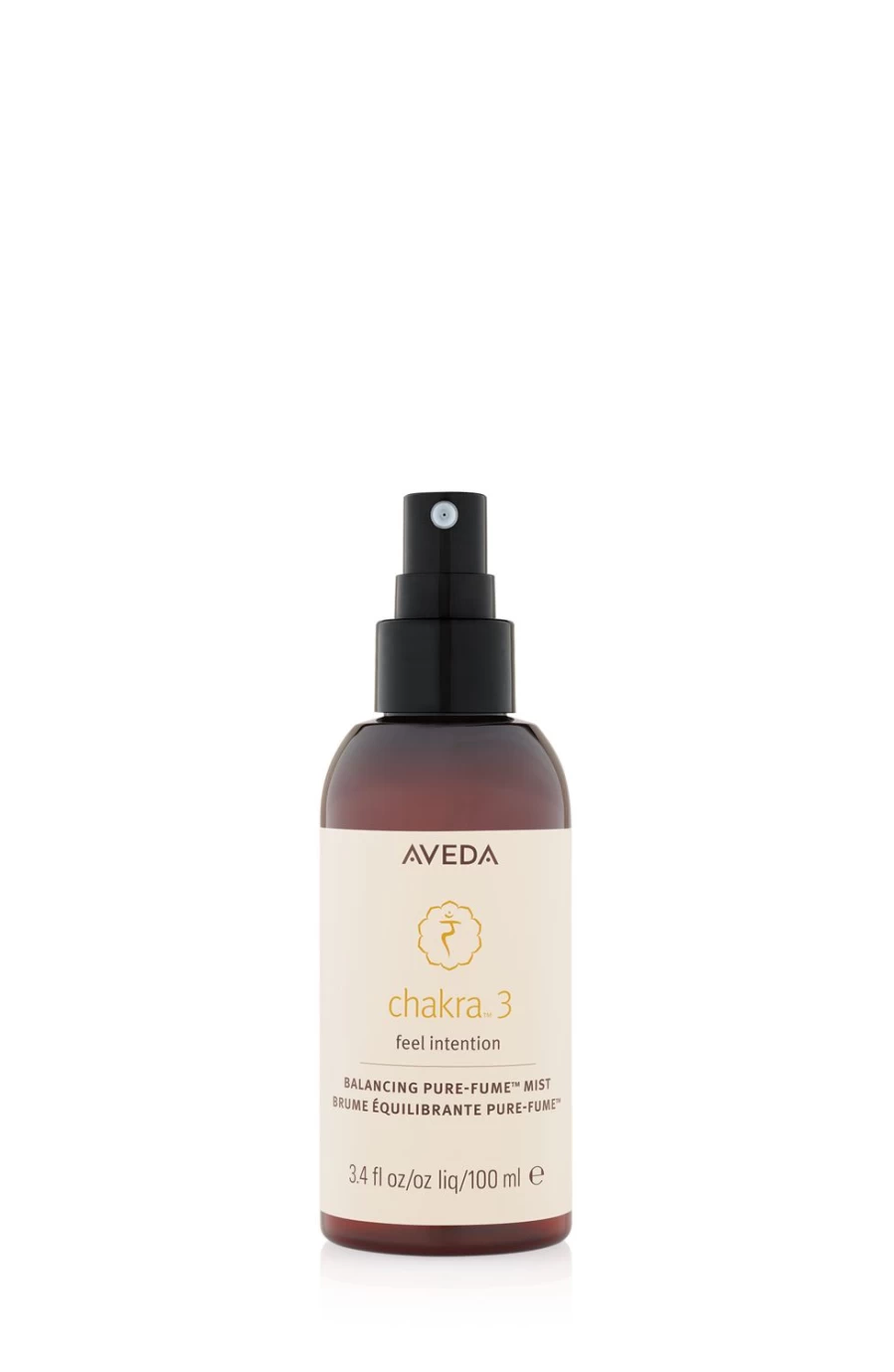 AVEDA Chakra Balancing Body Mist 100ml - Aromatherapy Spray for Energy & Relaxation, Brown Bottle