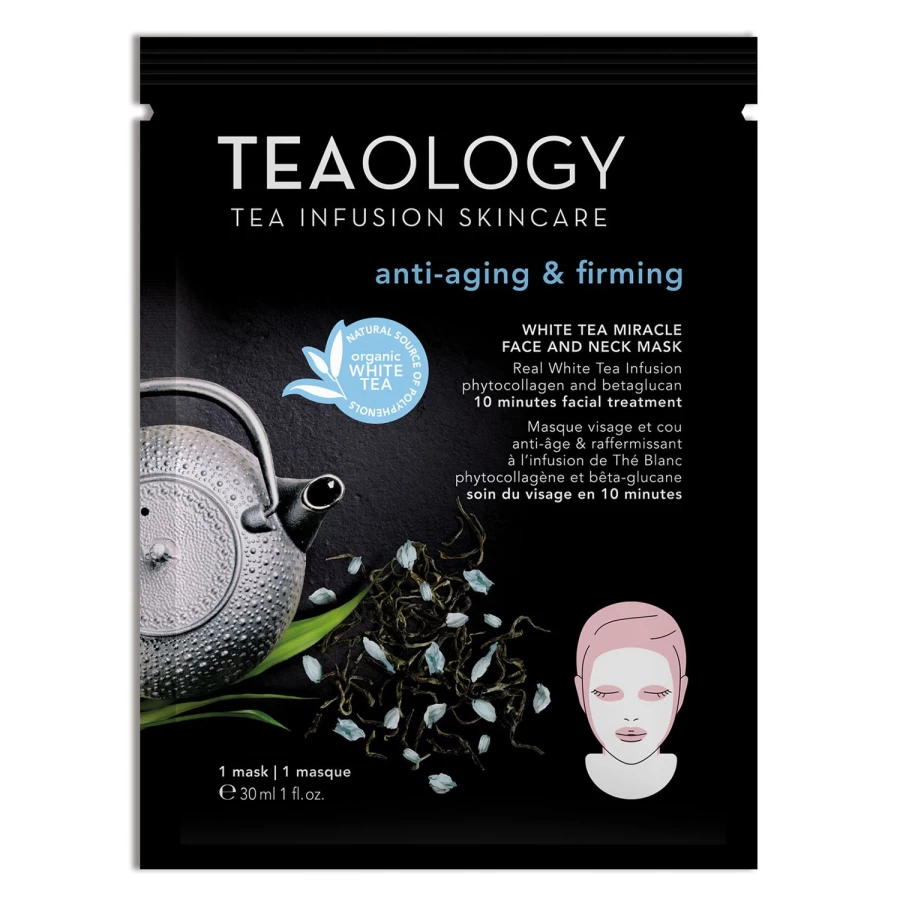 TEAOLOGY Black Tea Anti-Aging & Firming Face And Neck Mask 30ml