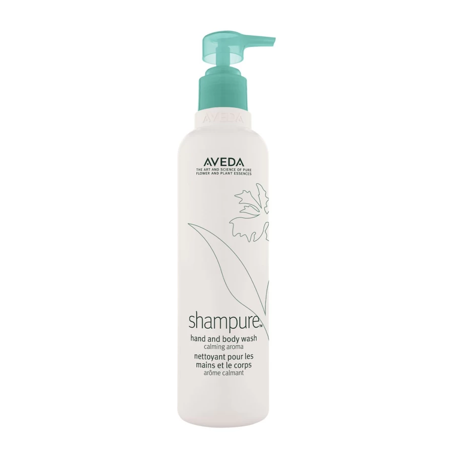 AVEDA Shampure Hand & Body Wash 250ml - Nourishing & Calming White Formula