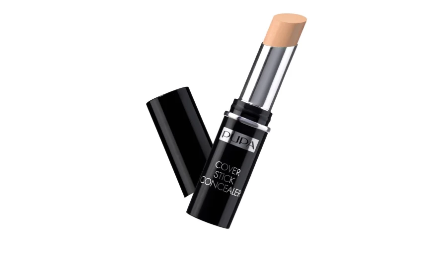 PUPA MILANO Cover Stick Concealer - 002 Beige, Full Coverage Camouflage Makeup, Waterproof & Long-Lasting