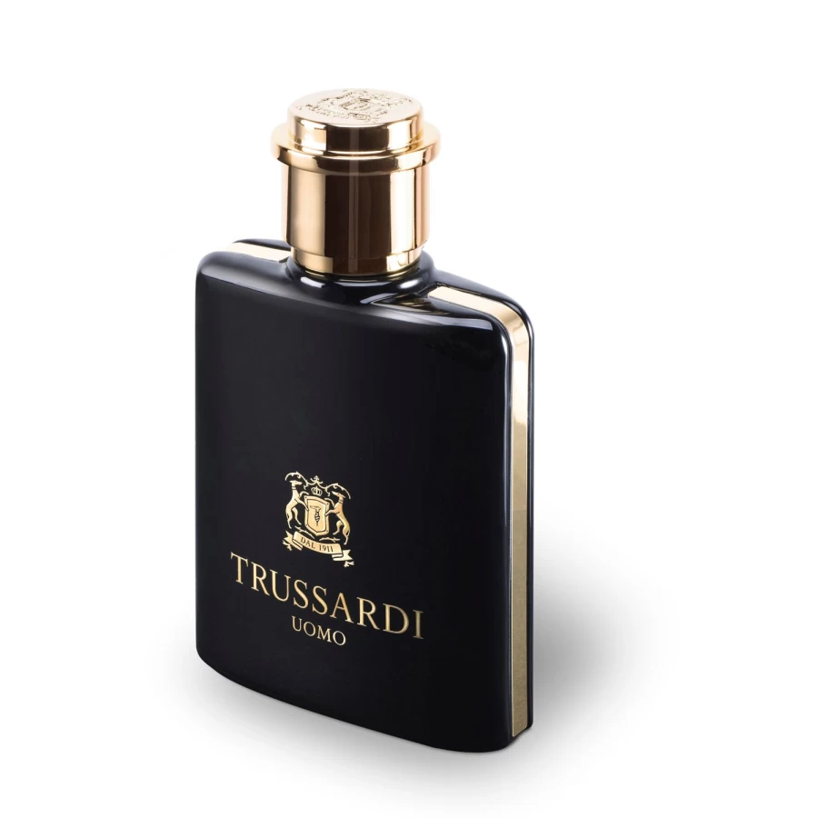 TRUSSARDI Uomo Black Eau De Toilette for Men - 50ml Fresh Fragrance