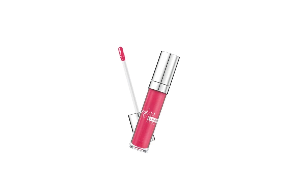 PUPA MILANO Miss PUPA Gloss Lipstick - Shade 304 French Kiss, Hydrating & Shiny Lip Gloss
