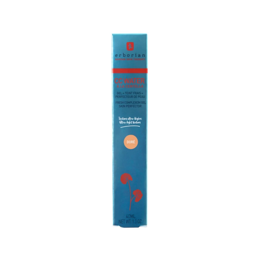 ERBORIAN Cc Water Dore Tinted Moisturizer in Beige - Hydrating CC Cream with Skincare Benefits