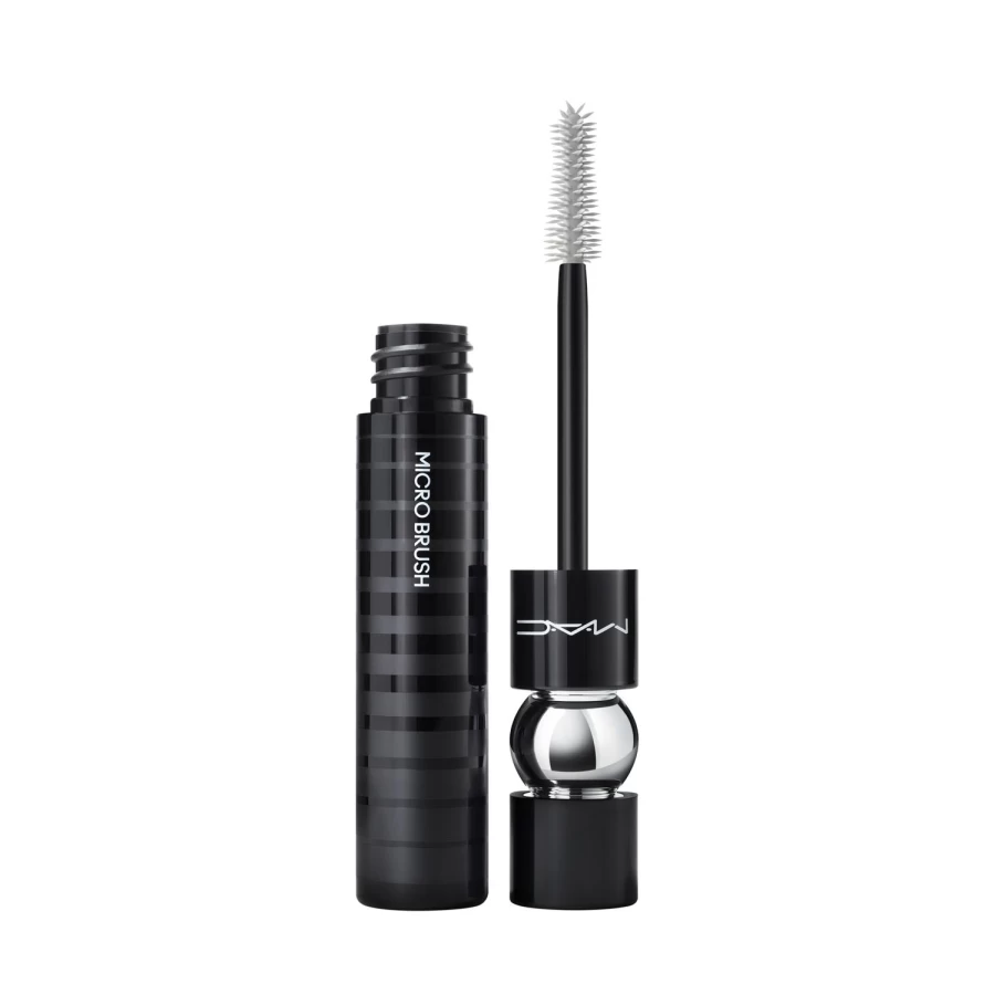 MAC COSMETICS Stack Micro Brush Mascara in Black - Volumizing & Lengthening Waterproof Formula