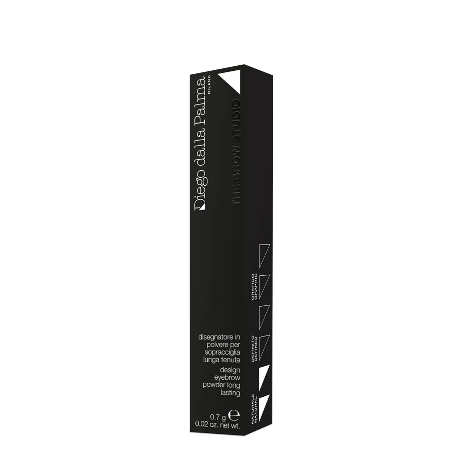 DIEGO DALLA PALMA Long Lasting Eyebrow Powder in Grey - Designer Brow Makeup for Natural Look