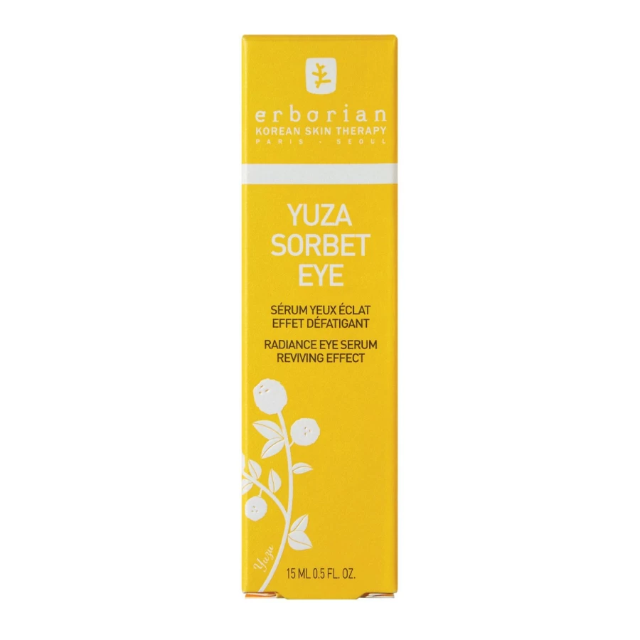 ERBORIAN Yuza Sorbet Yellow Eye Contour Gel - Vitamin C & E Enriched Brightening Treatment