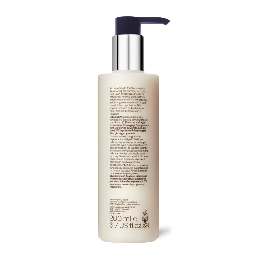 ELEMIS Dynamic Resurfacing White Facial Wash - Exfoliating & Brightening Cleanser for Radiant Skin