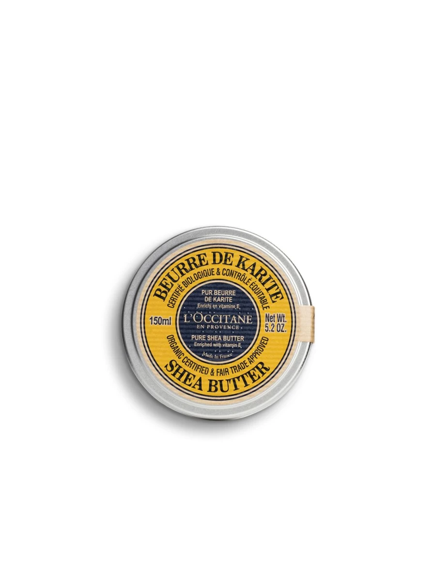 L'OCCITANE Organic Pure Transparent Shea Butter 150ml - Moisturizing & Nourishing Skin Care