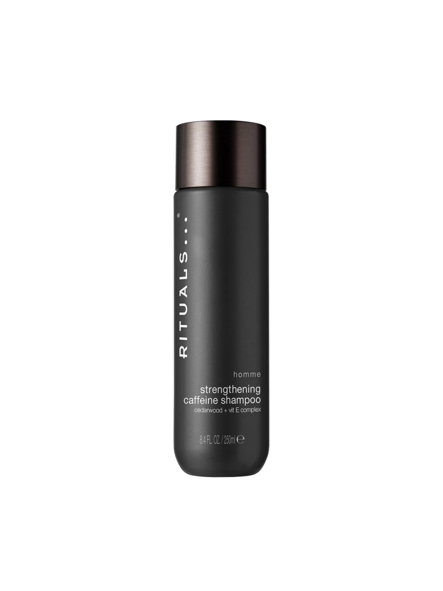 RITUALS Homme Strengthening Caffeine Shampoo for Men - Black Hair Care for Volume & Growth