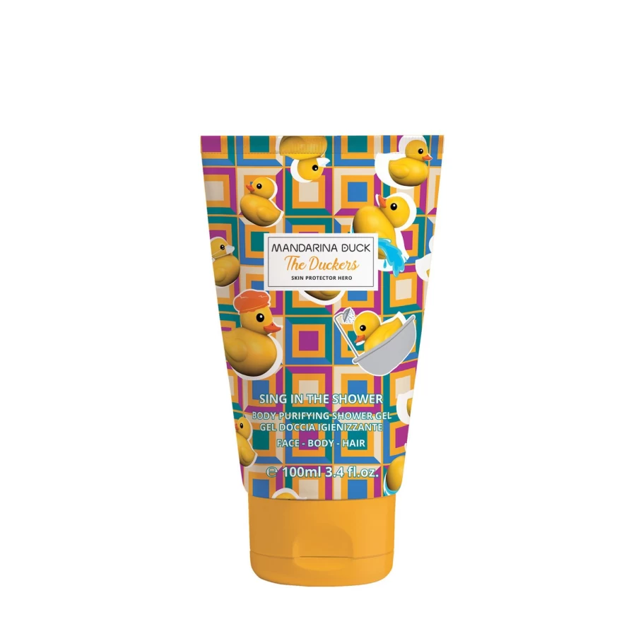 Mandarina Duck Multicolor Sanitizing & Cleansing Shower Gel - 100ml Travel Size