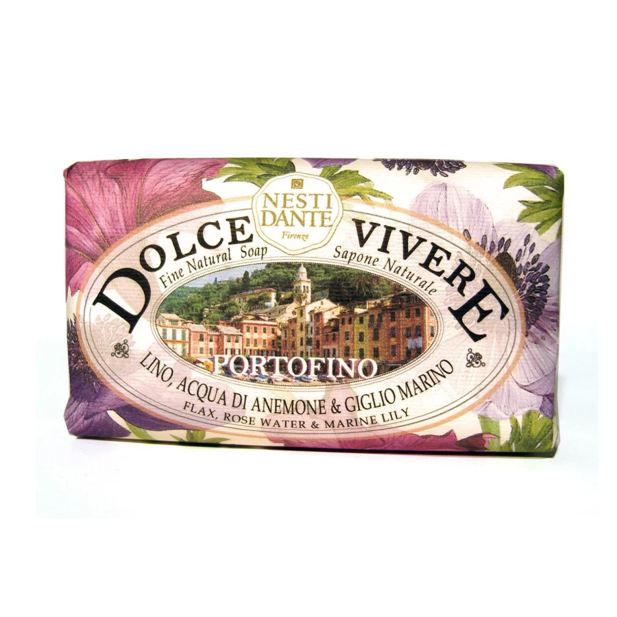 NESTI DANTE Portofino Purple Scented Soap - Dolce Vivere Luxury Bath Collection