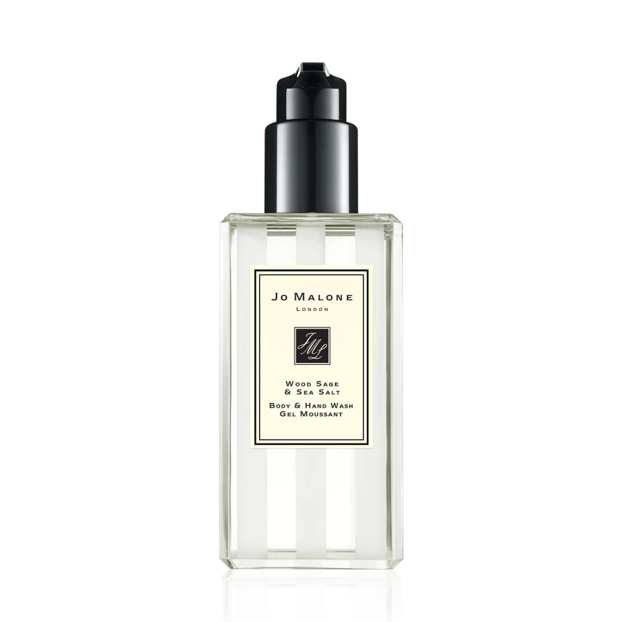 JO MALONE LONDON Wood Sage & Sea Salt Body & Hand Wash 250ml - Luxurious Beige Scented Soap for Skin & Hands