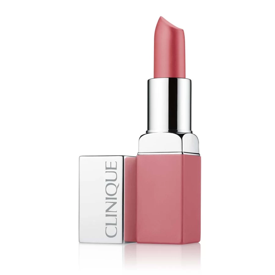 CLINIQUE Pop Matte Lipstick 3.9g - 13 Peony Pop, Long-Lasting Matte Lip Color