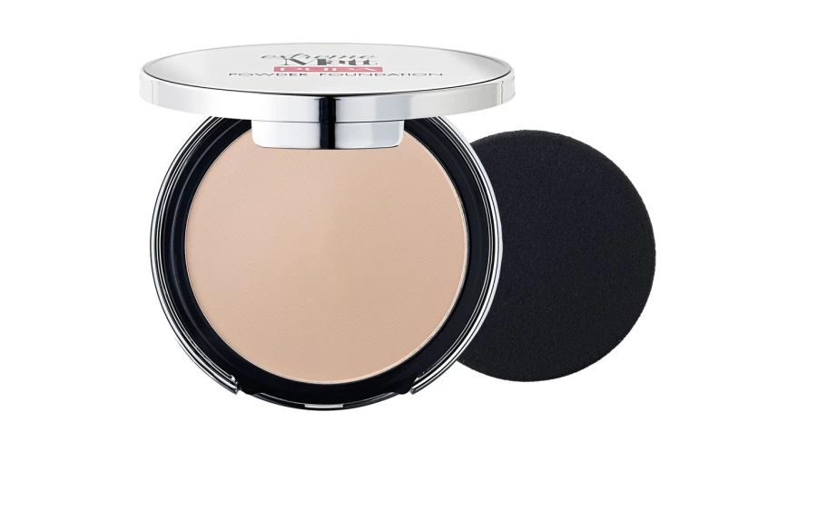 PUPA MILANO Extreme Matt Compact Foundation in 020 Light Beige - Long-Lasting Matte Finish