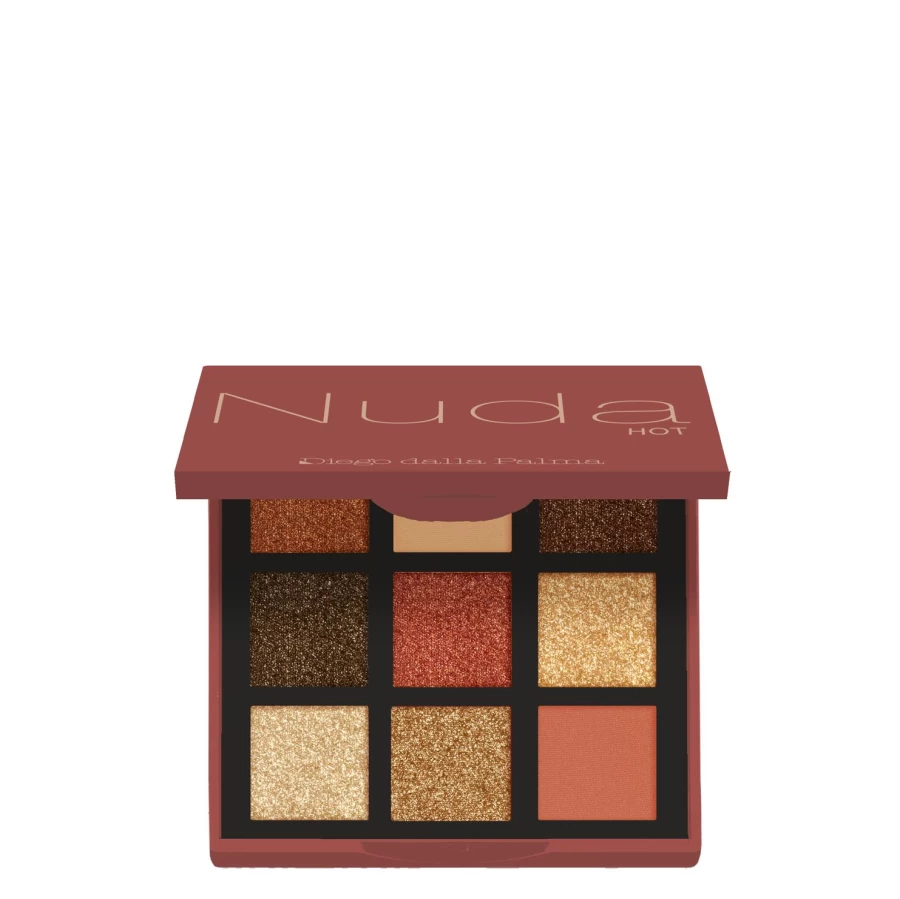 DIEGO DALLA PALMA Naked Hot Eye Palette 303 - Neutral Beige Eyeshadow Palette for Smoky & Natural Looks