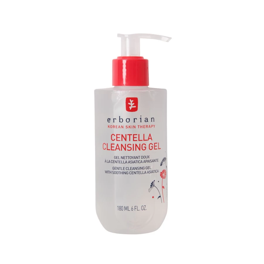 ERBORIAN Centella Asiatica Cleansing Gel - Transparent Gentle Face Wash for Sensitive Skin