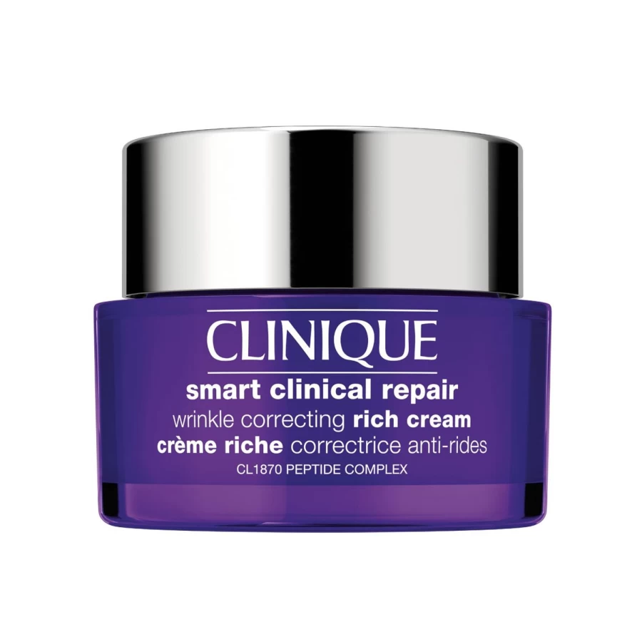 CLINIQUE Smart Clinical Repair Wrinkle Correcting Cream - Purple Jar, Anti-Aging Moisturizer for All Skin Types