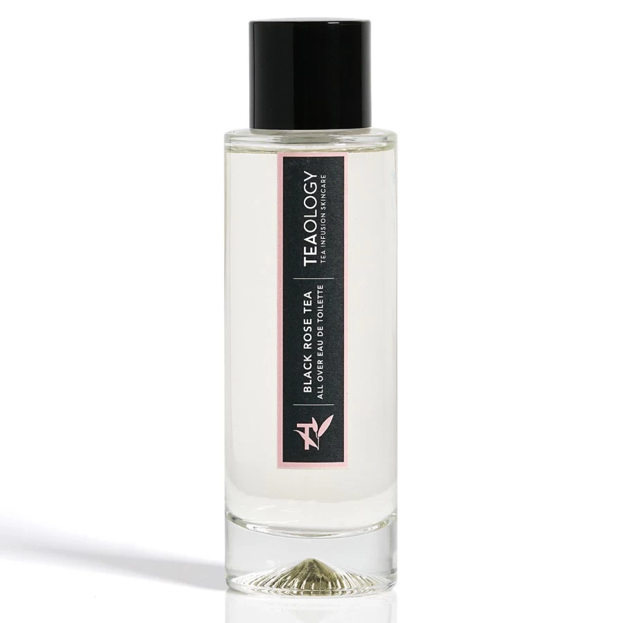 TEAOLOGY Black Rose Tea Eau De Toilette for Women, White Floral Fragrance, 100ml Perfume