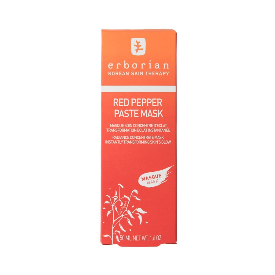 ERBORIAN Red Pepper Coral Red Paste Mask - Intense Hydration for Dry Skin