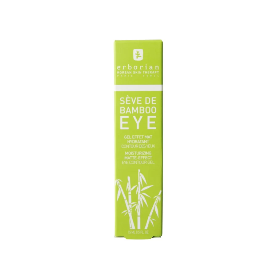 ERBORIAN Seve De Bamboo Eye Cream - Moisturizing, Soothing Light Green Eye Treatment for Hydration