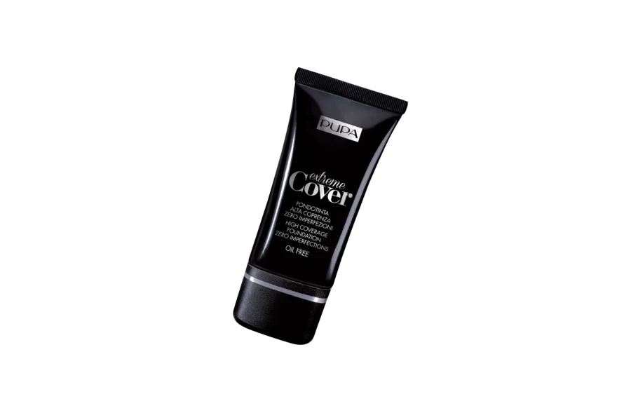 PUPA MILANO Extreme Cover Foundation - 060 Deep Gold, Full Coverage Liquid Makeup