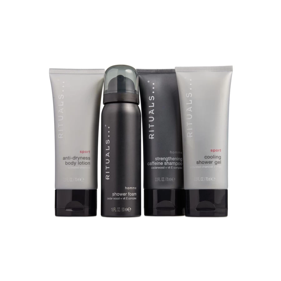 RITUALS Homme & Sport Grey Gift Set Small - Men's Luxury Toiletry & Fragrance Kit
