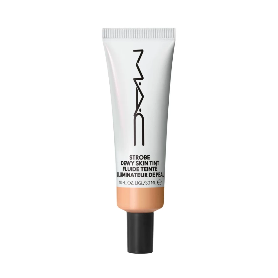 MAC Cosmetics Strobe Dewy Skin Tint - Light Beige, Hydrating Illuminating Foundation for a Radiant Glow