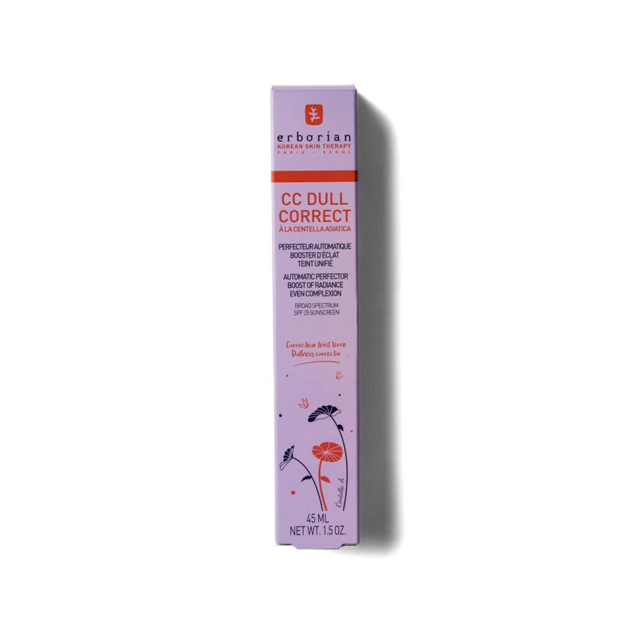 ERBORIAN Matte CC Cream Color Correcting Treatment in Purple - Flawless Skin Tone