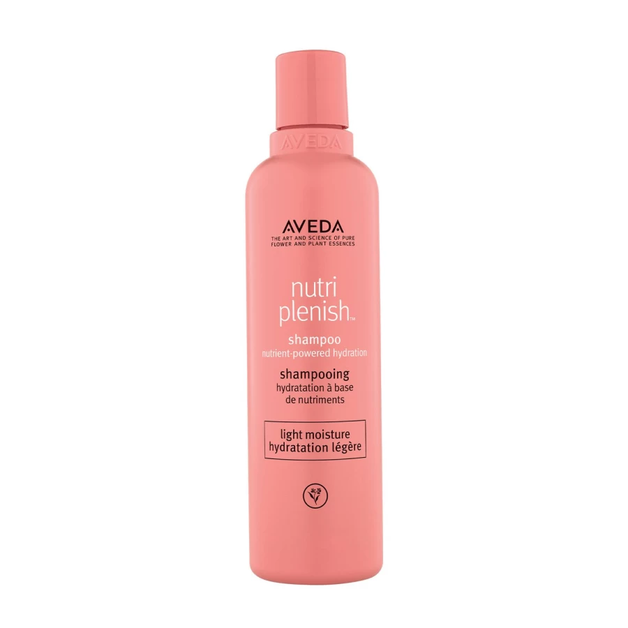 AVEDA Nutriplenish Light Moisture Shampoo 250ml - Pink Hydrating Shampoo for Balanced Hair